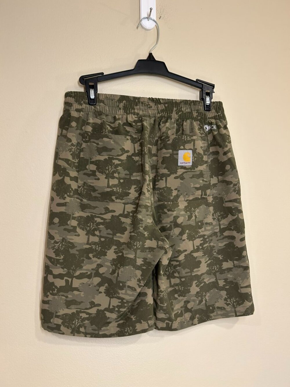 LG 14/16 Boys Carhartt Camouflage Rugged Flex Shorts - Picture 4 of 7